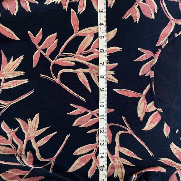 Lucky Brand Floral Print Short Sleeve Ruffle Dress women’s size XS - Picture 12 of 13